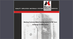 Desktop Screenshot of maronproducts.com